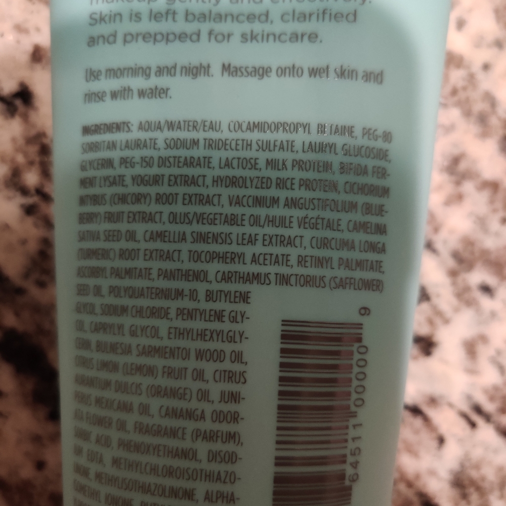 TULA probiotic face wash